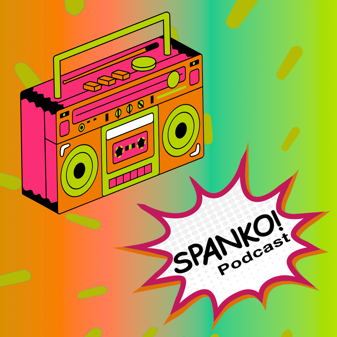 A Radio with the Spanko Podcast Logo